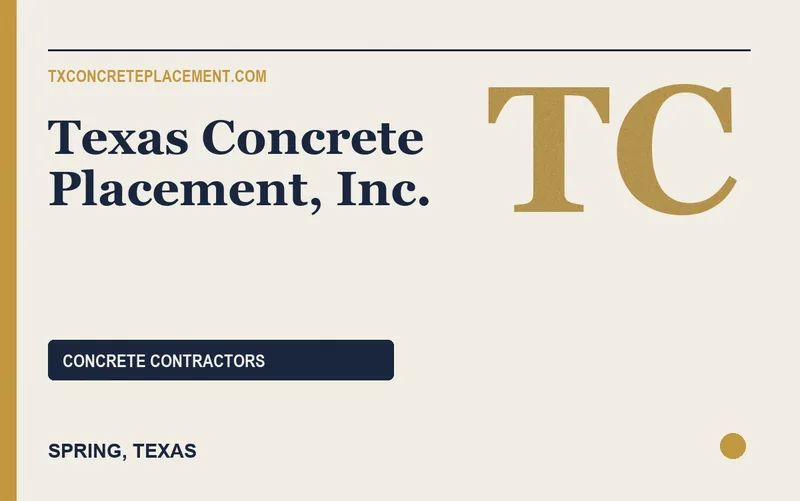 Texas Concrete Placement, Inc. in Spring, Texas