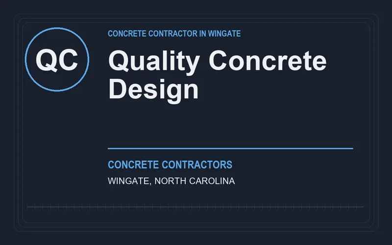 Quality Concrete Design in Wingate, North Carolina