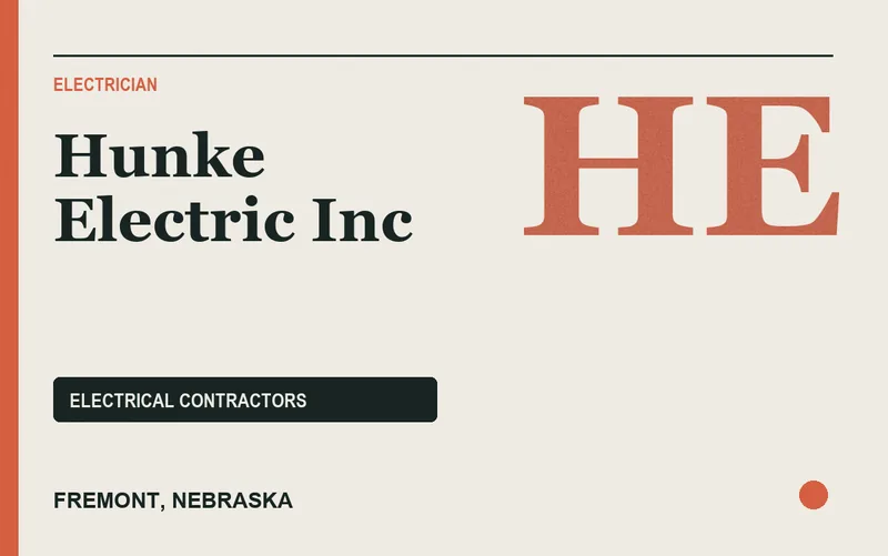 Hunke Electric Inc in Fremont, Nebraska