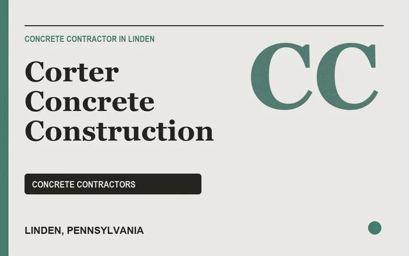 Corter Concrete Construction in Linden, Pennsylvania