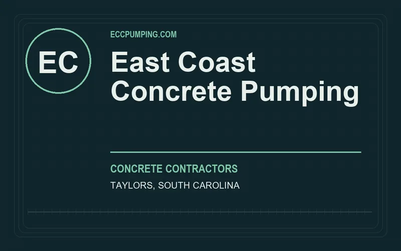 East Coast Concrete Pumping in Taylors, South Carolina