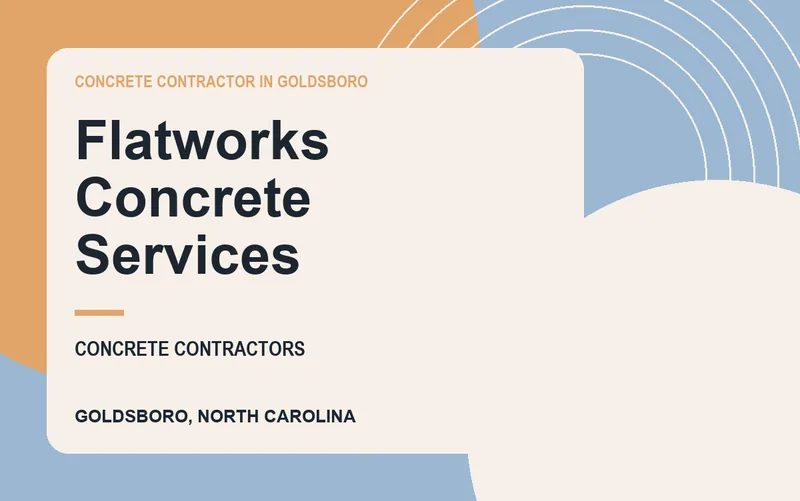 Flatworks Concrete Services in Goldsboro, North Carolina