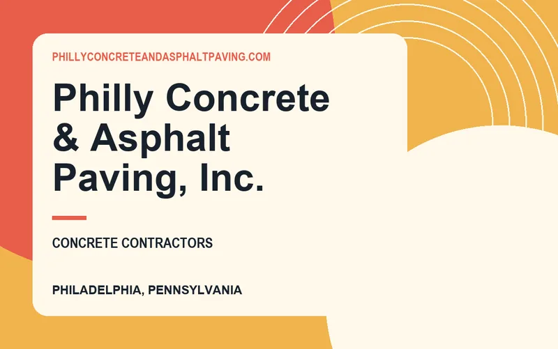 Philly Concrete & Asphalt Paving, Inc. in Philadelphia, Pennsylvania