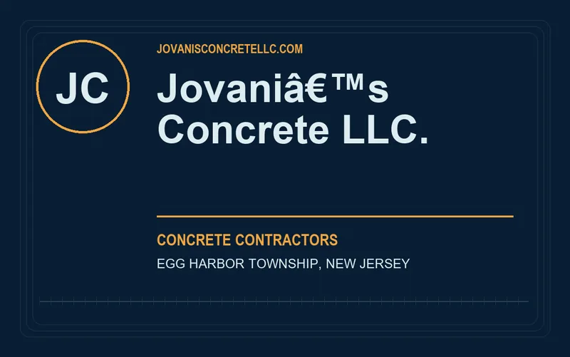 Jovaniâ€™s Concrete LLC. in Egg Harbor Township, New Jersey