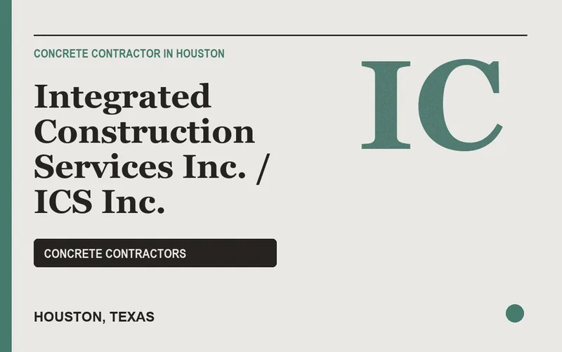 Integrated Construction Services Inc. / ICS Inc. in Houston, Texas