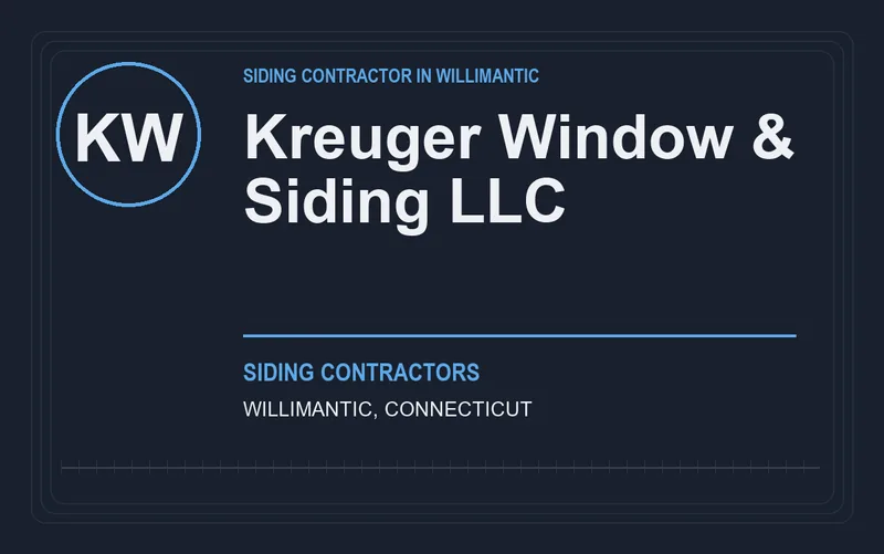 Kreuger Window & Siding LLC in Willimantic, Connecticut