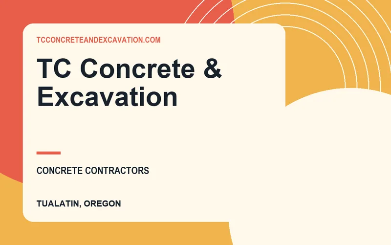 TC Concrete & Excavation in Tualatin, Oregon
