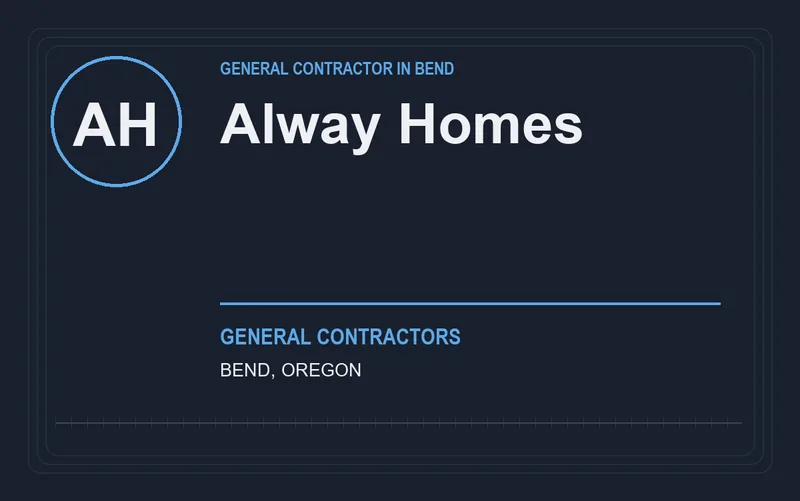Alway Homes in Bend, Oregon