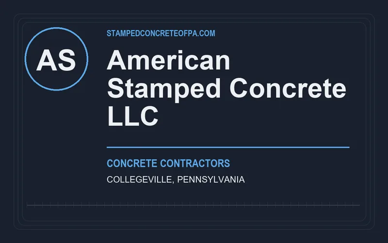 American Stamped Concrete LLC in Collegeville, Pennsylvania