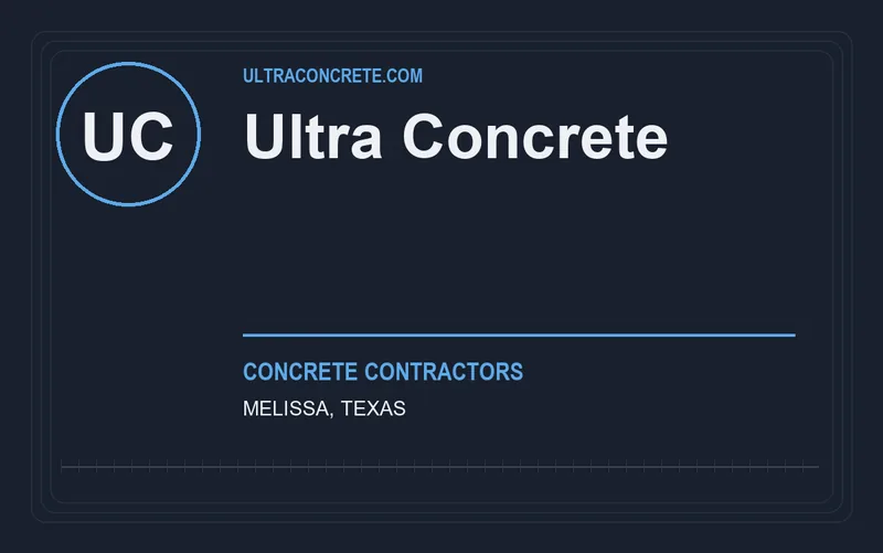 Ultra Concrete in Melissa, Texas