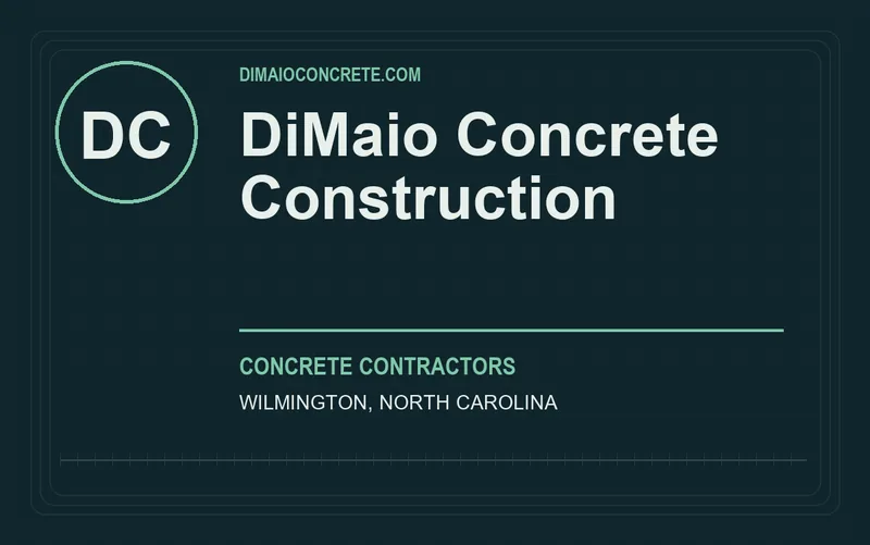 DiMaio Concrete Construction in Wilmington, North Carolina