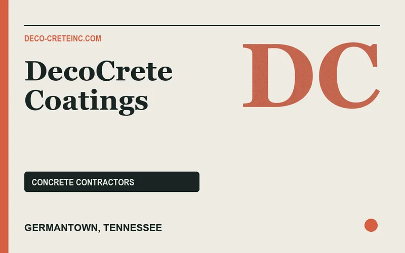 DecoCrete Coatings in Germantown, Tennessee