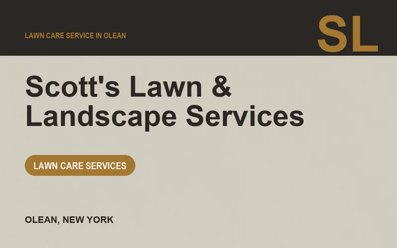 Scott's Lawn & Landscape Services in Olean, New York
