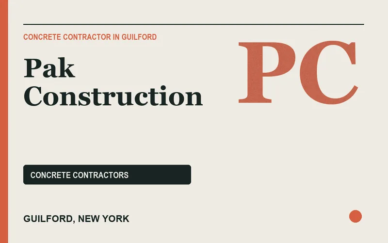 Pak Construction in Guilford, New York