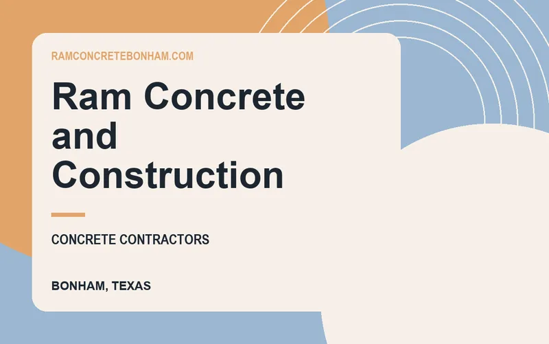 Ram Concrete and Construction in Bonham, Texas