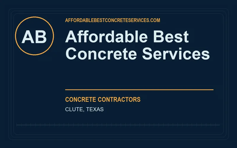 Affordable Best Concrete Services in Clute, Texas
