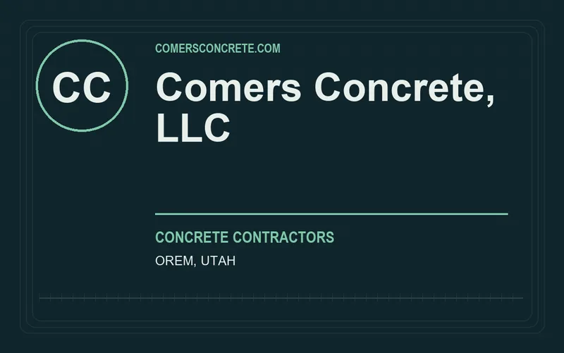 Comers Concrete, LLC in Orem, Utah