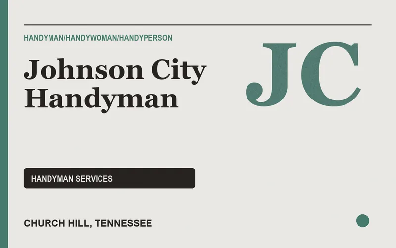 Johnson City Handyman in Church Hill, Tennessee