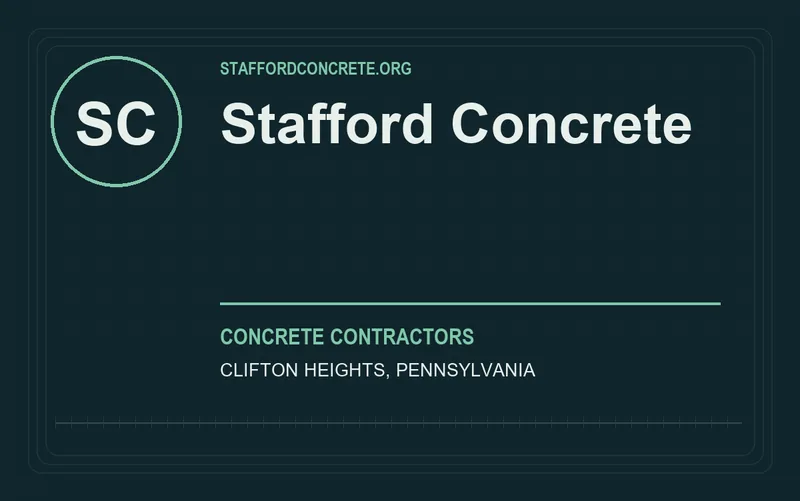 Stafford Concrete in Clifton Heights, Pennsylvania