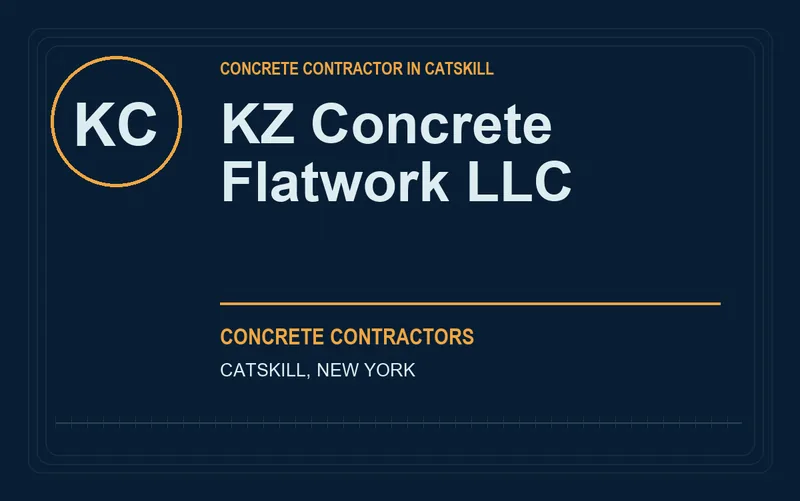 KZ Concrete Flatwork LLC in Catskill, New York
