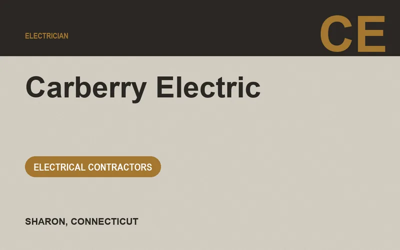Carberry Electric in Sharon, Connecticut