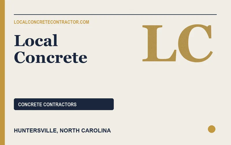 Local Concrete in Huntersville, North Carolina