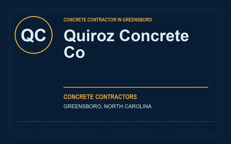 Quiroz Concrete Co in Greensboro, North Carolina