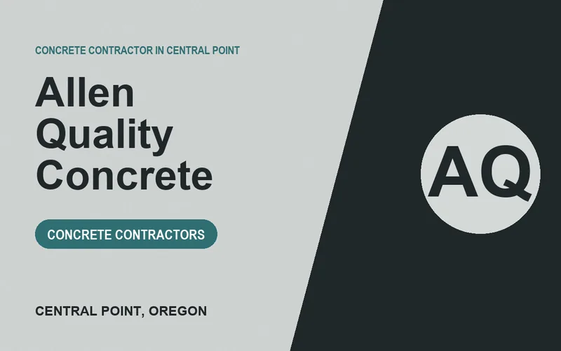 Allen Quality Concrete in Central Point, Oregon