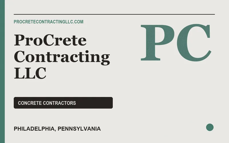 ProCrete Contracting LLC in Philadelphia, Pennsylvania