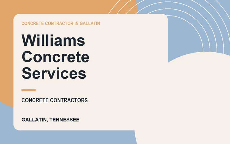 Williams Concrete Services in Gallatin, Tennessee