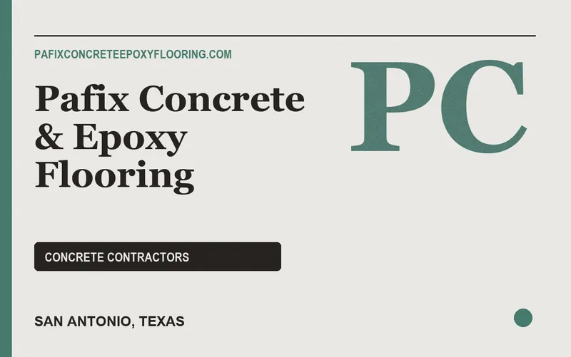 Pafix Concrete & Epoxy Flooring in San Antonio, Texas