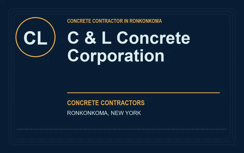 C & L Concrete Corporation in Ronkonkoma, New York