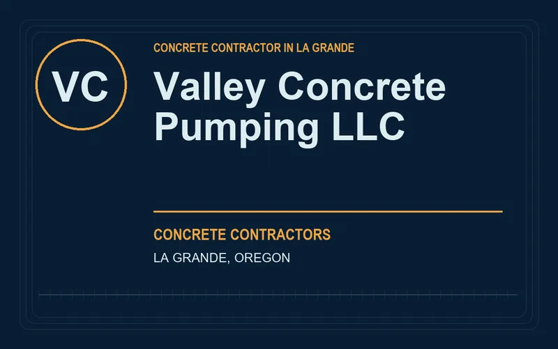 Valley Concrete Pumping LLC in La Grande, Oregon