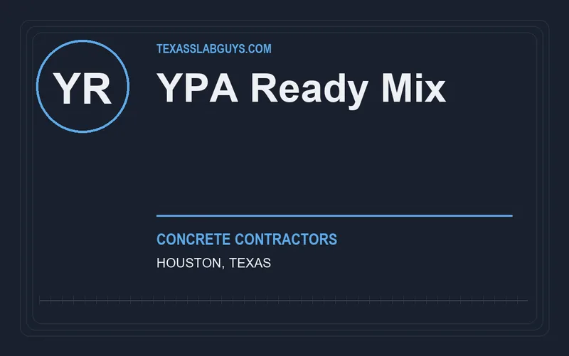 YPA Ready Mix in Houston, Texas