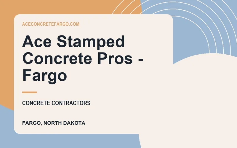 Ace Stamped Concrete Pros - Fargo in Fargo, North Dakota