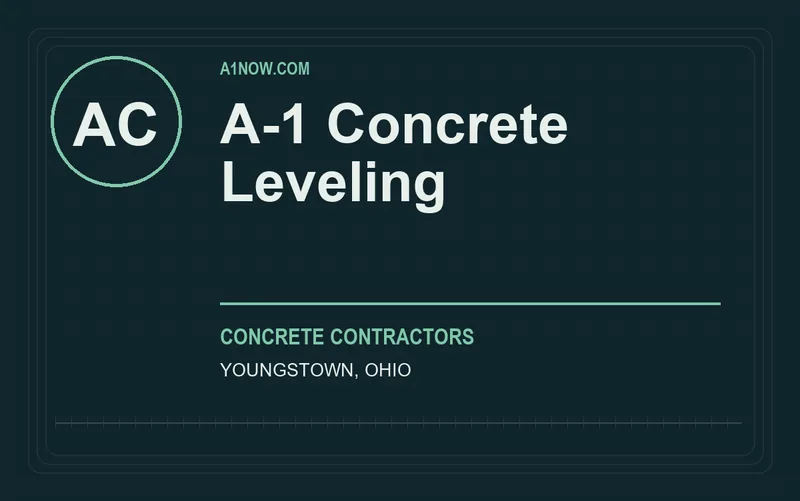 A-1 Concrete Leveling in Youngstown, Ohio