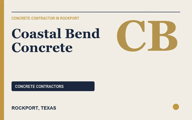 Coastal Bend Concrete in Rockport, Texas