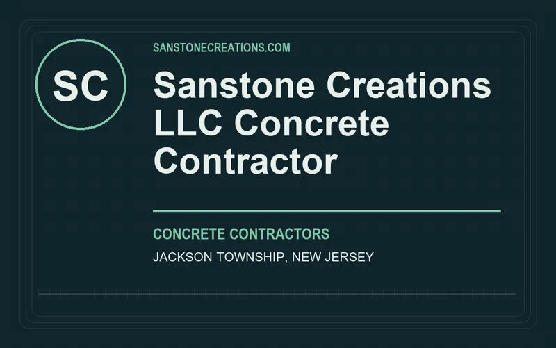 Sanstone Creations LLC Concrete Contractor in Jackson Township, New Jersey