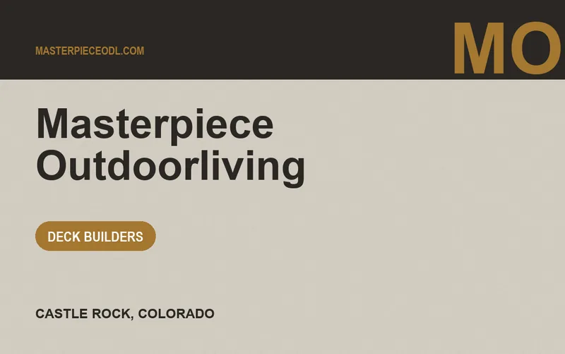 Masterpiece Outdoorliving in Castle Rock, Colorado