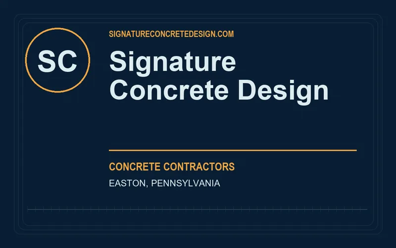 Signature Concrete Design in Easton, Pennsylvania