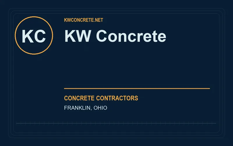 KW Concrete in Franklin, Ohio