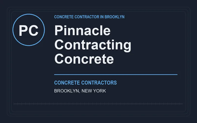 Pinnacle Contracting Concrete in Brooklyn, New York