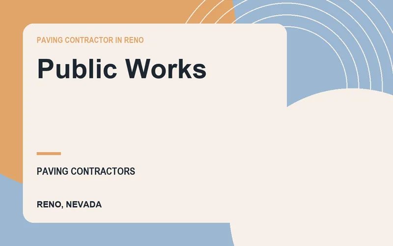 Public Works in Reno, Nevada
