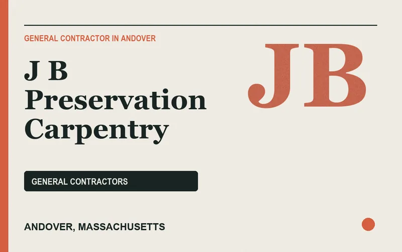 J B Preservation Carpentry in Andover, Massachusetts