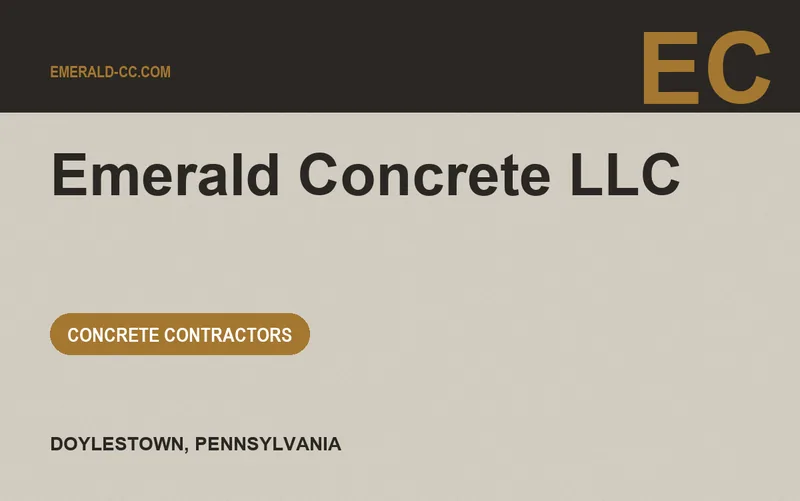 Emerald Concrete LLC in Doylestown, Pennsylvania