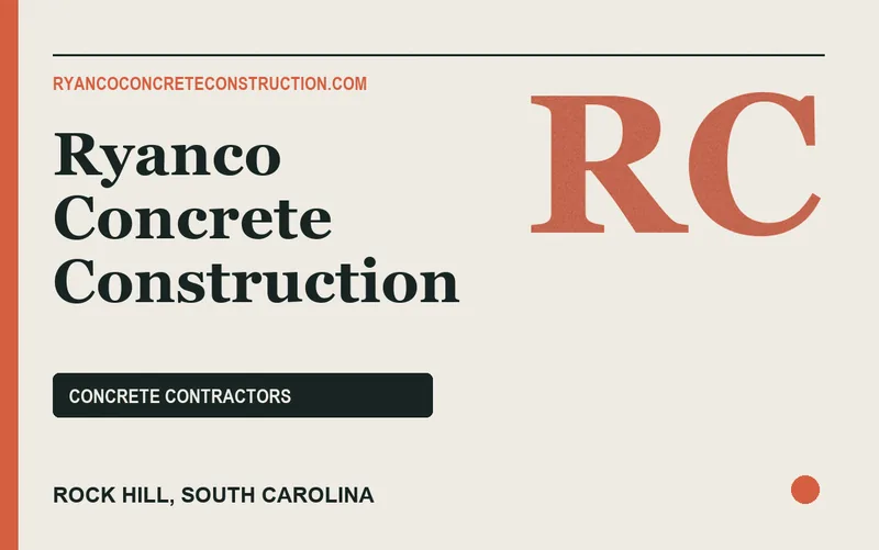 Ryanco Concrete Construction in Rock Hill, South Carolina