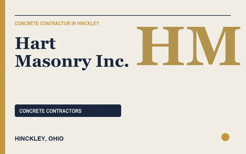 Hart Masonry Inc. in Hinckley, Ohio
