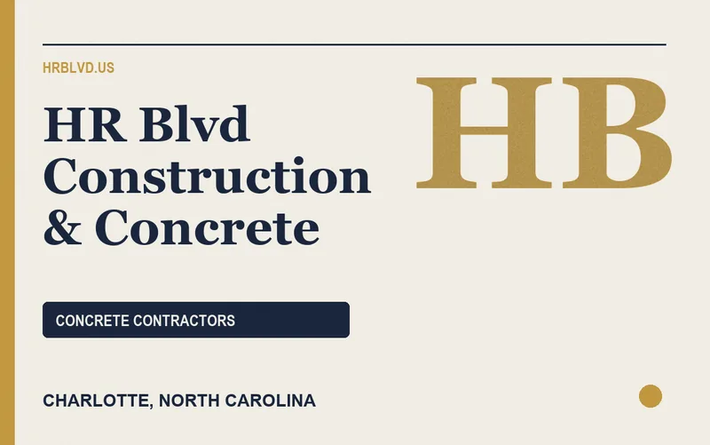 HR Blvd Construction & Concrete in Charlotte, North Carolina