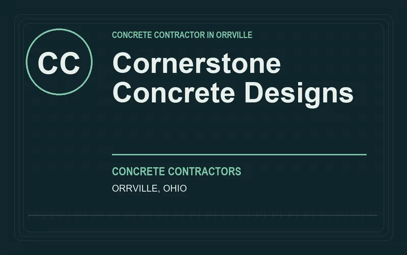 Cornerstone Concrete Designs in Orrville, Ohio