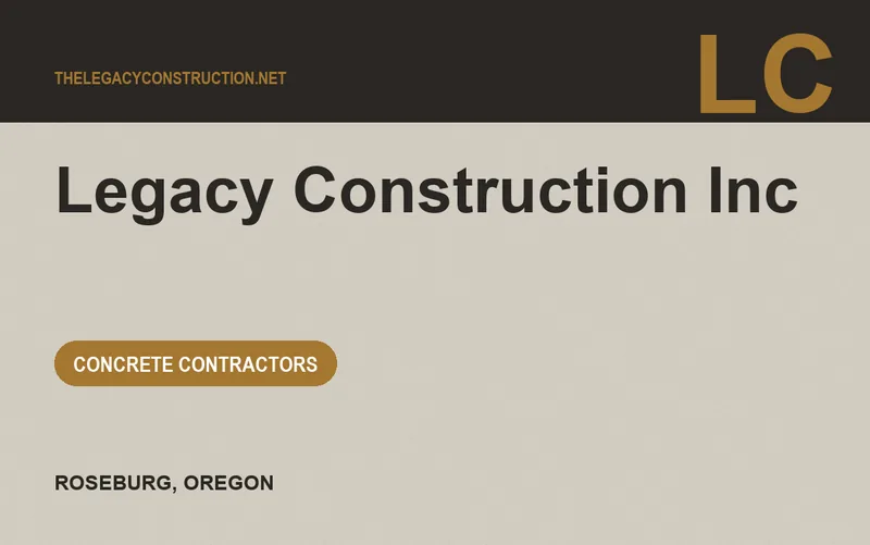 Legacy Construction Inc in Roseburg, Oregon